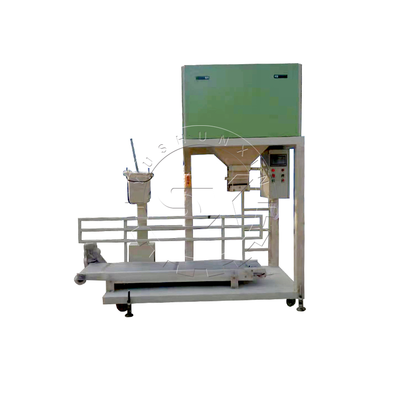 Automatic packaging scale double buckets