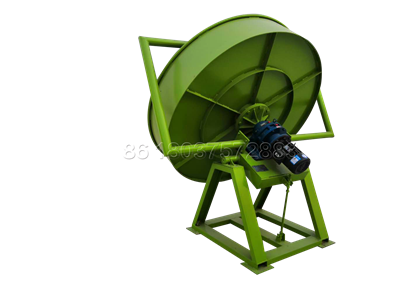 Disc granualtor for organic fertilizer production at small scale