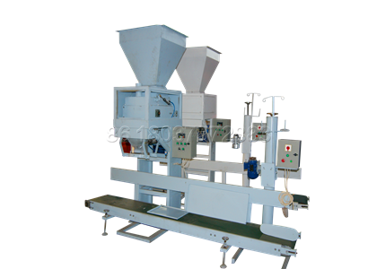 Single bucket npk fertilizer packing machine