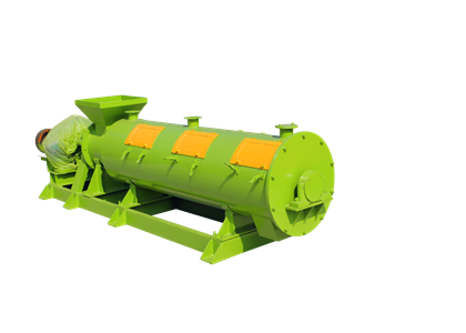  Fertilizer granulator for making horse manure pellets