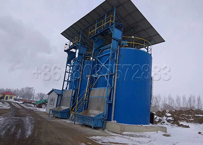 Industrial fermentation tanks for fertilizer making