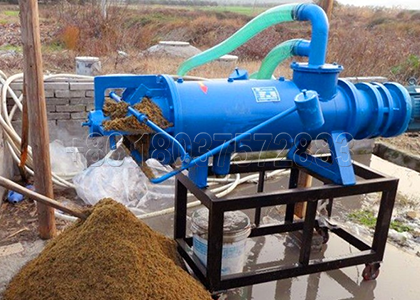 SEEC screw press dewatering machine for handling cow poop