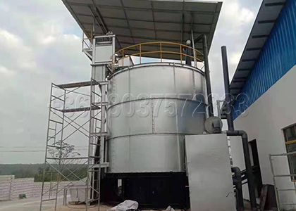 Animal manure composting aerobic fermenter