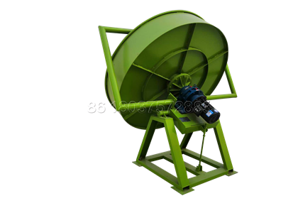 small scale disc granulator for making cow dung fertilizer